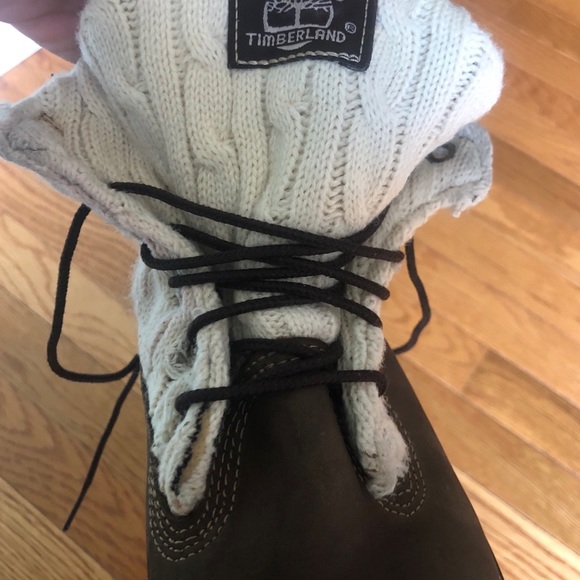 Timerbland | Women’s Leather Sweater Lace Boot 5 - Picture 7 of 8